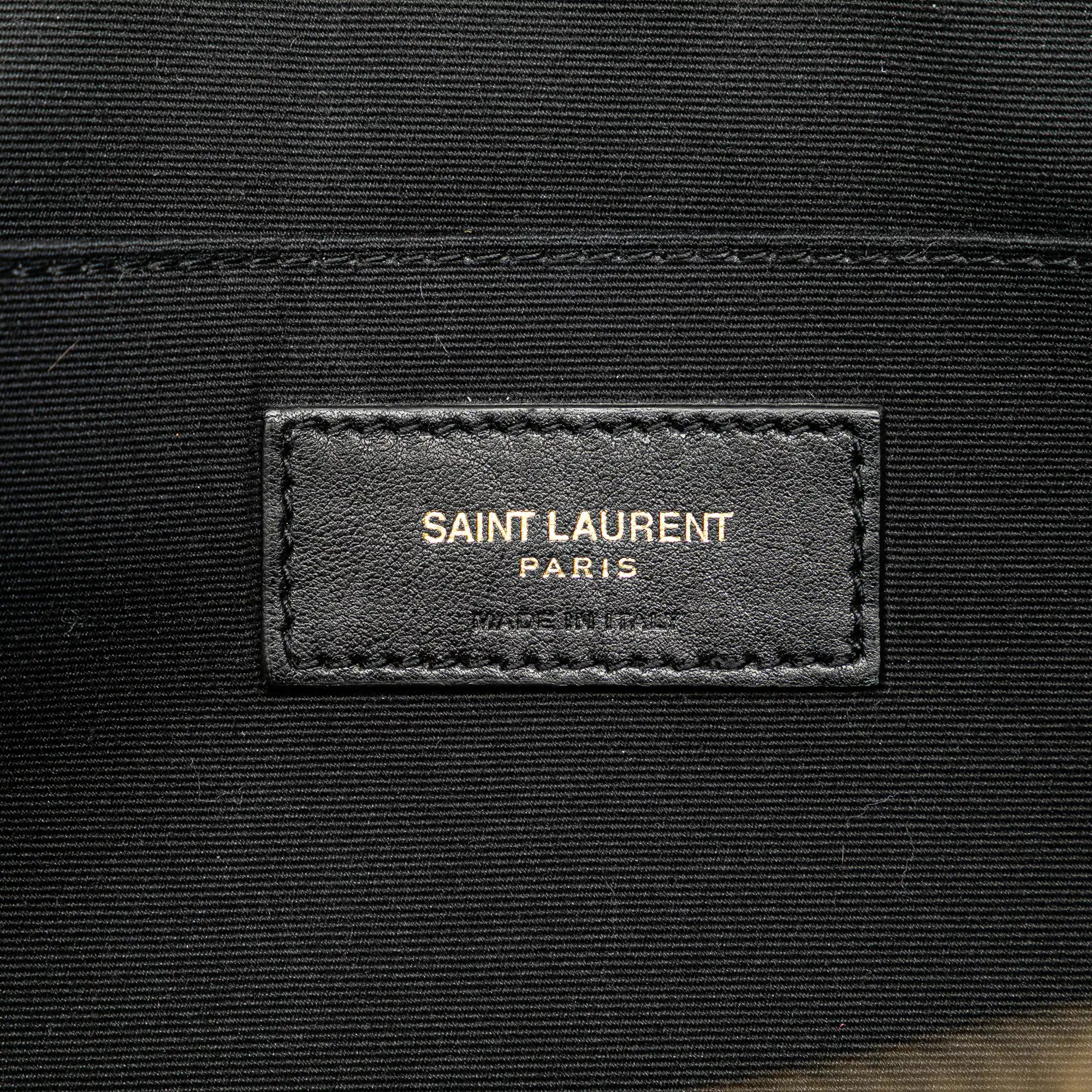 Yves Saint Laurent Monogram Document Holder Black