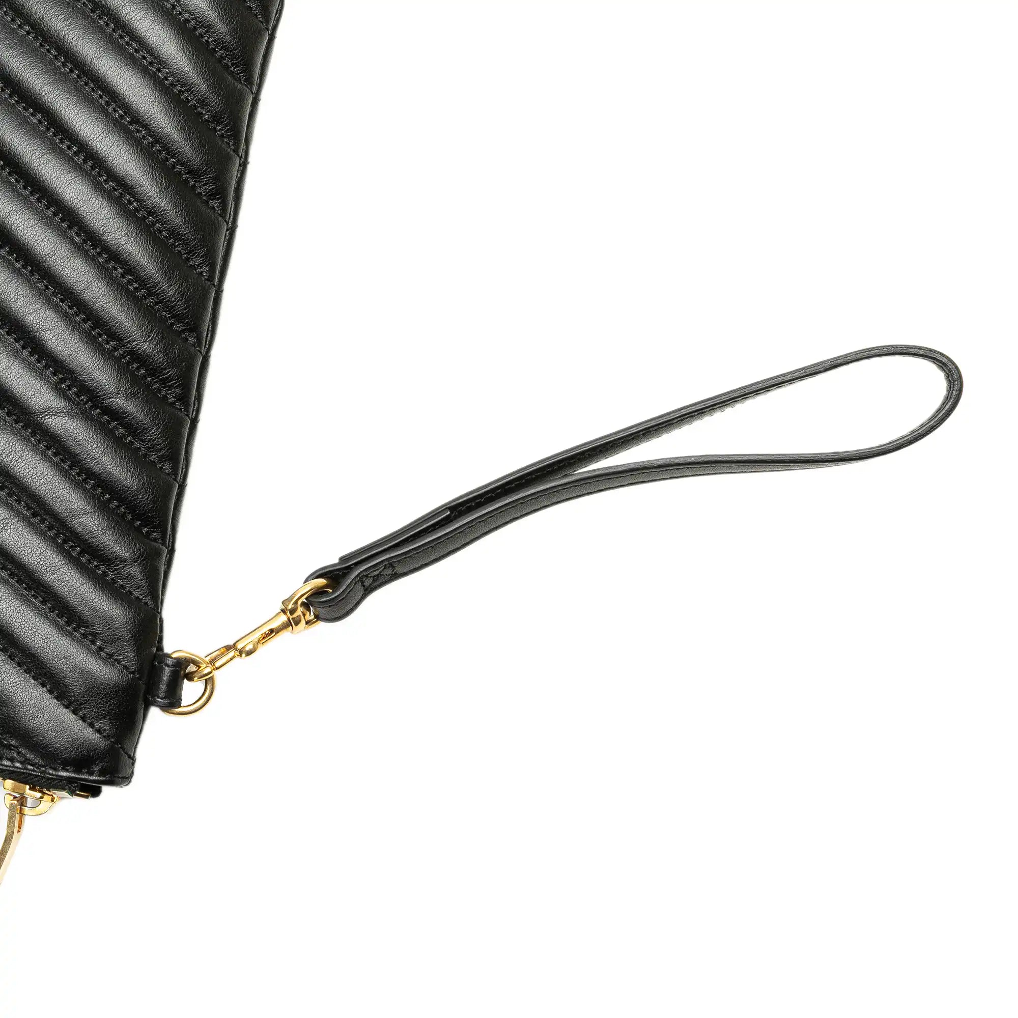 Yves Saint Laurent Monogram Document Holder Black