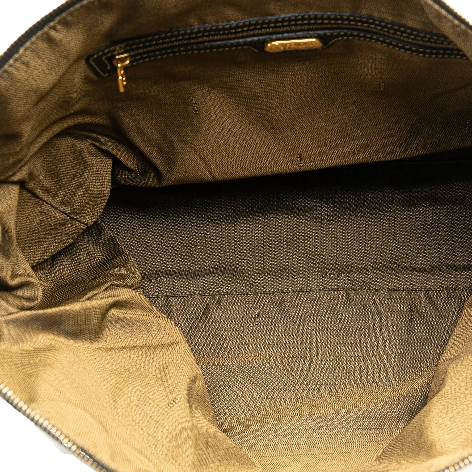 Fendi Travel Bag Brown Zucca Canvas