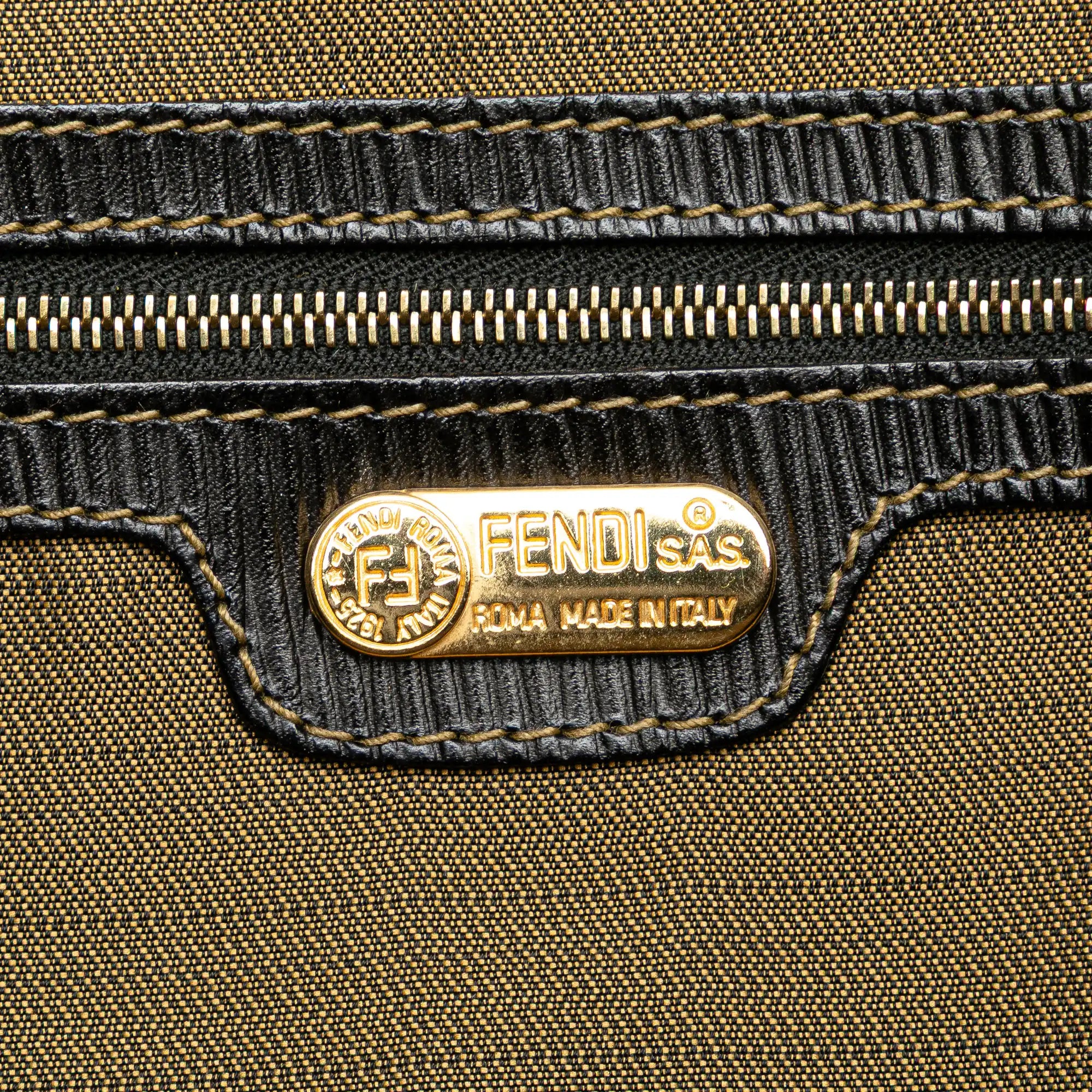 Fendi Travel Bag Brown Zucca Canvas