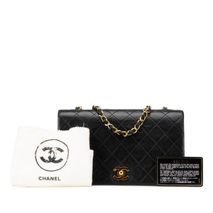 Chanel Full Flap Bag Black Lambskin Gold