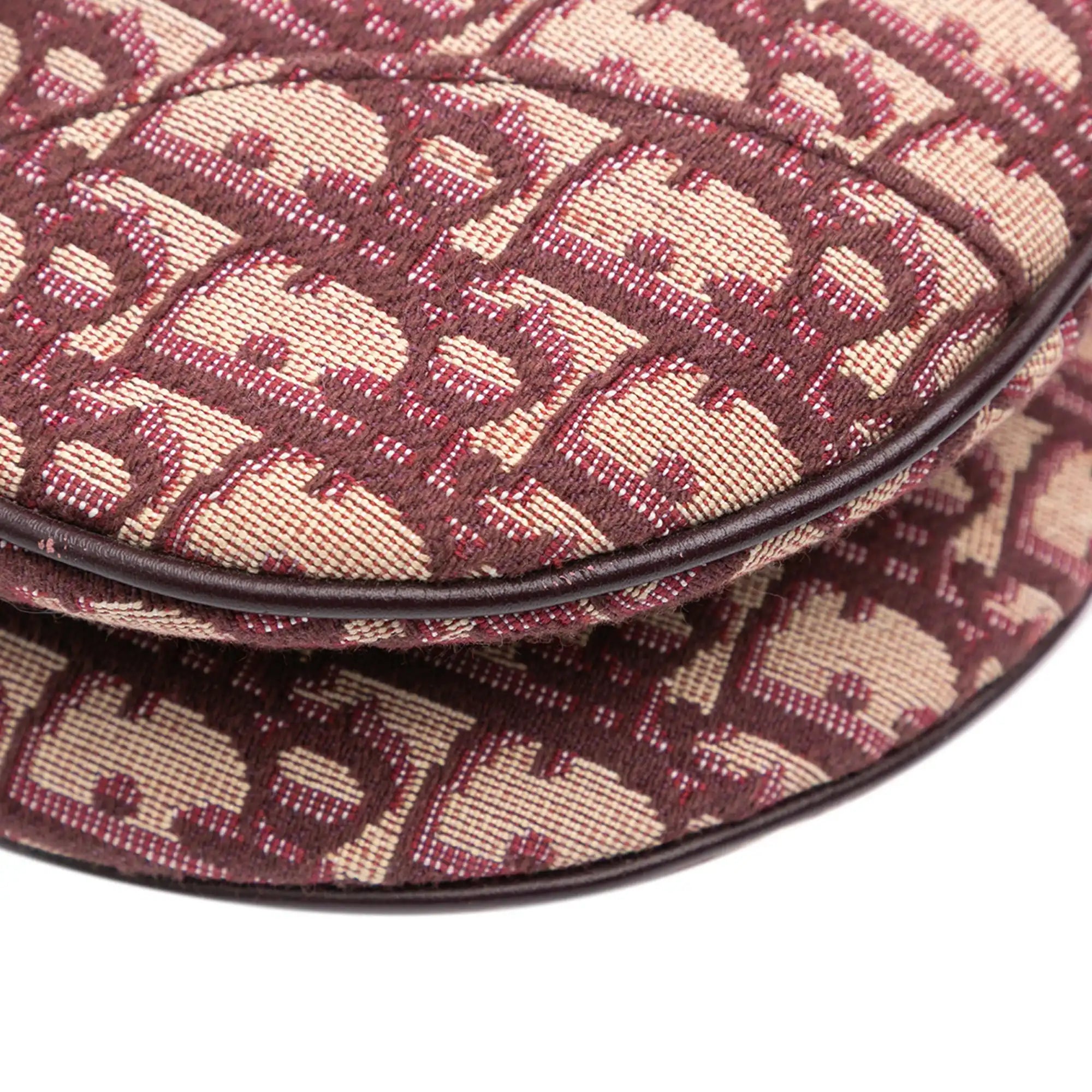 Dior Saddle Bag Small Red Oblique Canvas