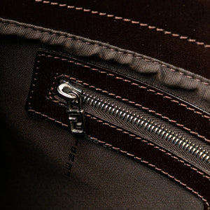 Fendi Shoulder Bag Brown Zucca Canvas