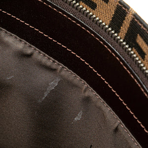 Fendi Shoulder Bag Brown Zucca Canvas