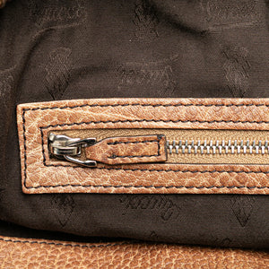Gucci Bamboo Bar Tote Bag Medium Brown GG Canvas
