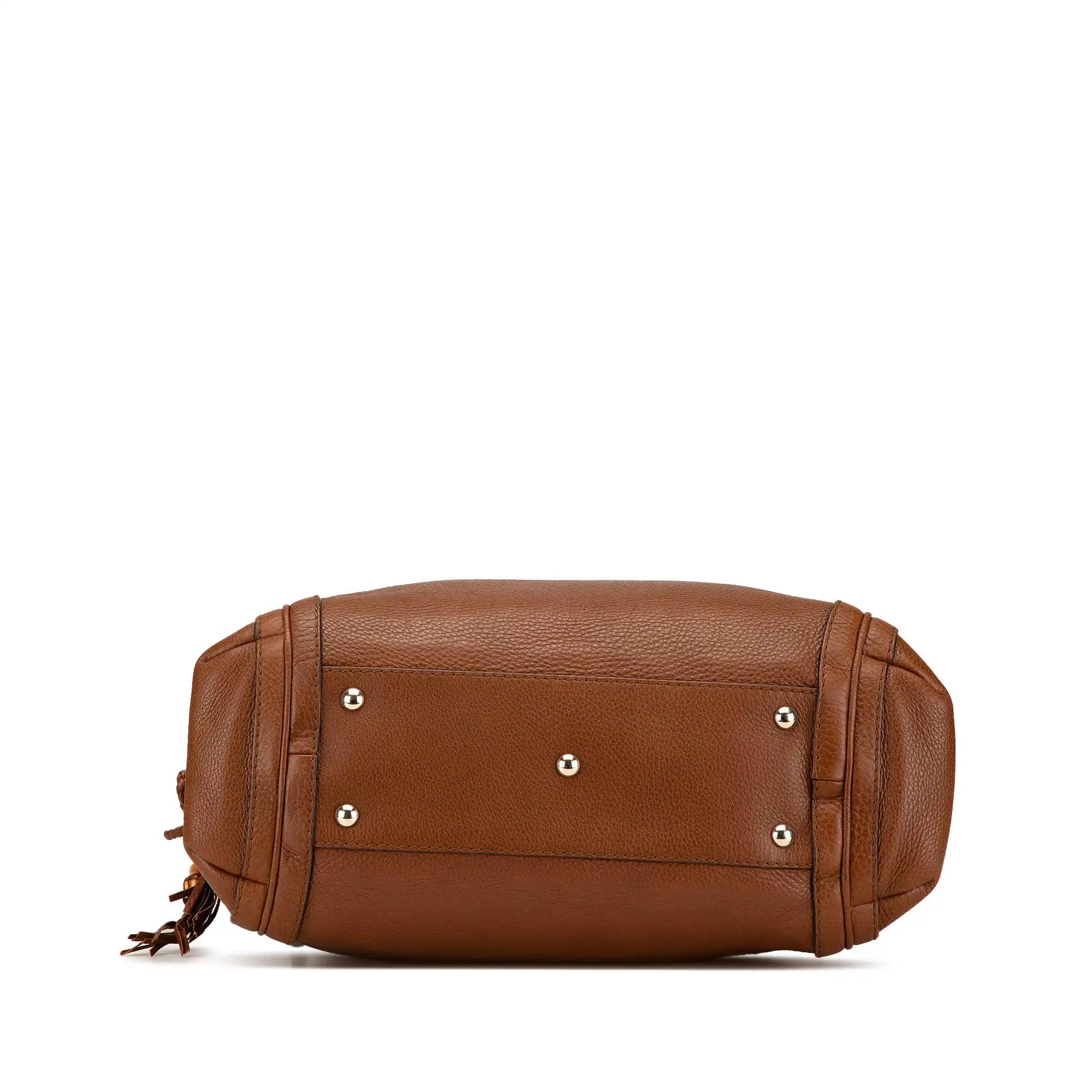 Gucci Shoulder Bag Bella Brown Leather