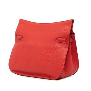 Hermès Jypsiere 28 Red Clemence Palladium