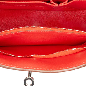 Hermès Jypsiere 28 Red Clemence Palladium