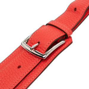 Hermès Jypsiere 28 Red Clemence Palladium