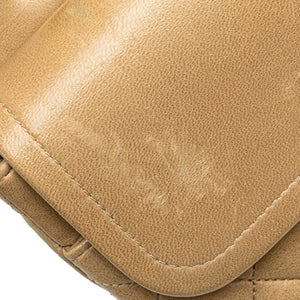 Chanel Classic Double Flap Medium Beige Lambskin Gold