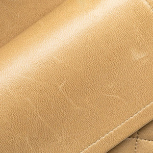 Chanel Classic Double Flap Medium Beige Lambskin Gold