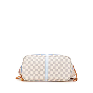Louis Vuitton Neverfull MM Limited Edition Summer Trunks Damier Azur Canvas