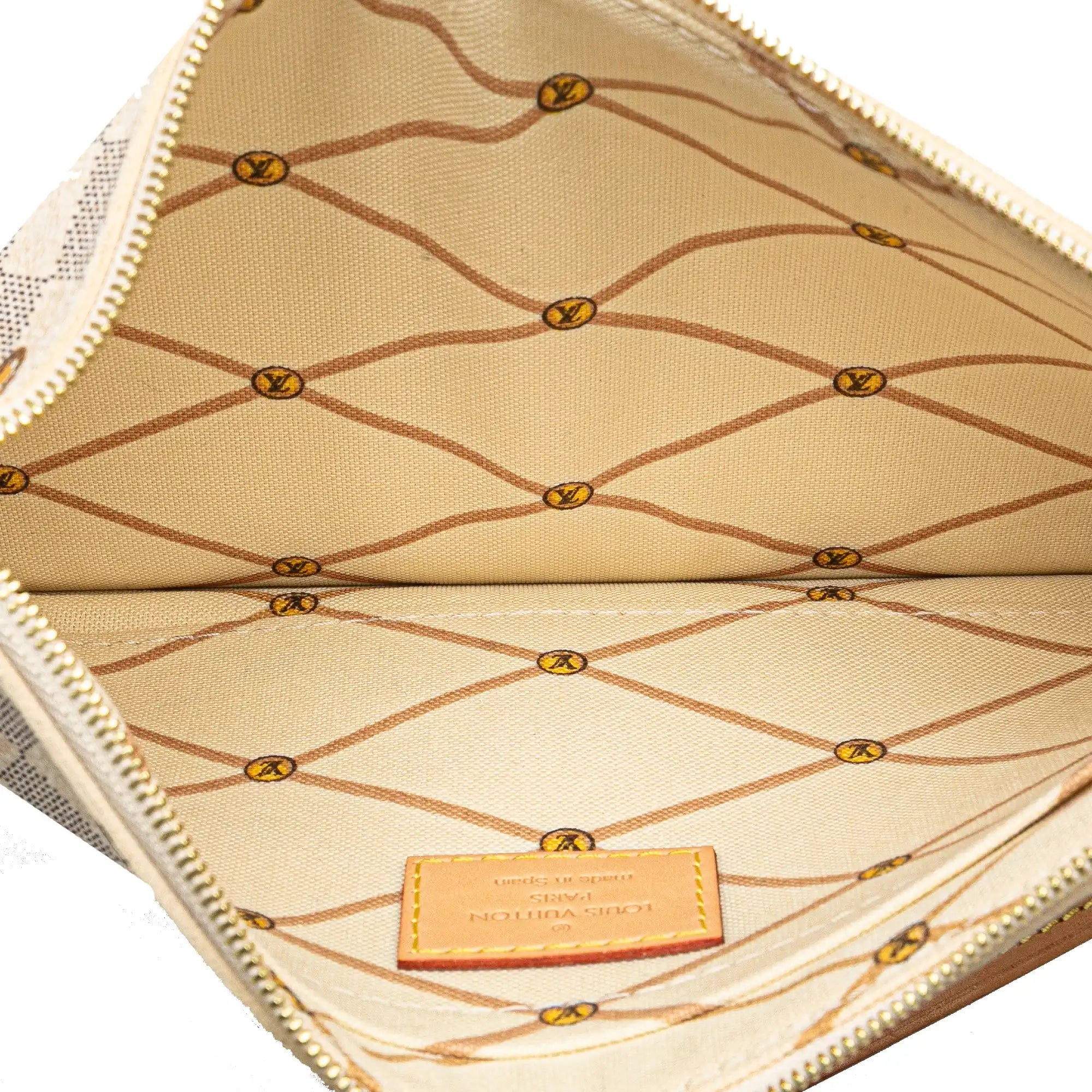 Louis Vuitton Neverfull MM Limited Edition Summer Trunks Damier Azur Canvas