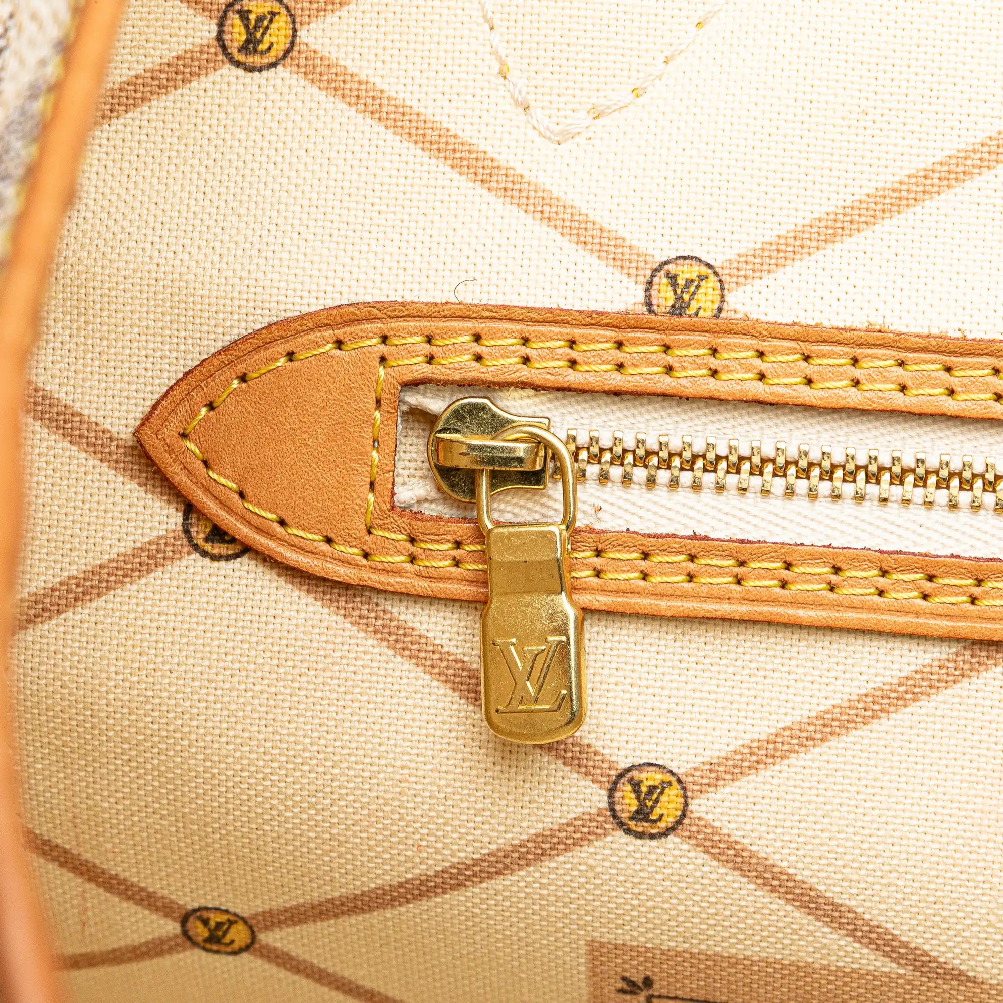Louis Vuitton Neverfull MM Limited Edition Summer Trunks Damier Azur Canvas