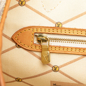 Louis Vuitton Neverfull MM Limited Edition Summer Trunks Damier Azur Canvas
