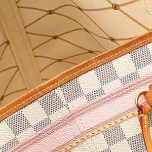 Louis Vuitton Neverfull MM Limited Edition Summer Trunks Damier Azur Canvas
