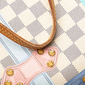 Louis Vuitton Neverfull MM Limited Edition Summer Trunks Damier Azur Canvas