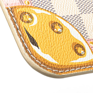 Louis Vuitton Neverfull MM Limited Edition Summer Trunks Damier Azur Canvas
