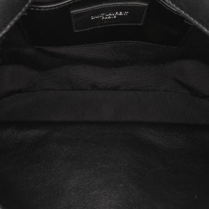 Yves Saint Laurent College Top Handle Bag Large Black