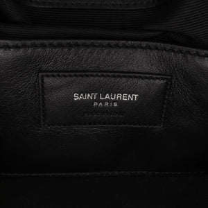 Yves Saint Laurent College Top Handle Bag Large Black
