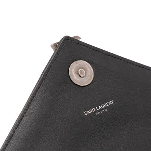 Yves Saint Laurent College Top Handle Bag Large Black