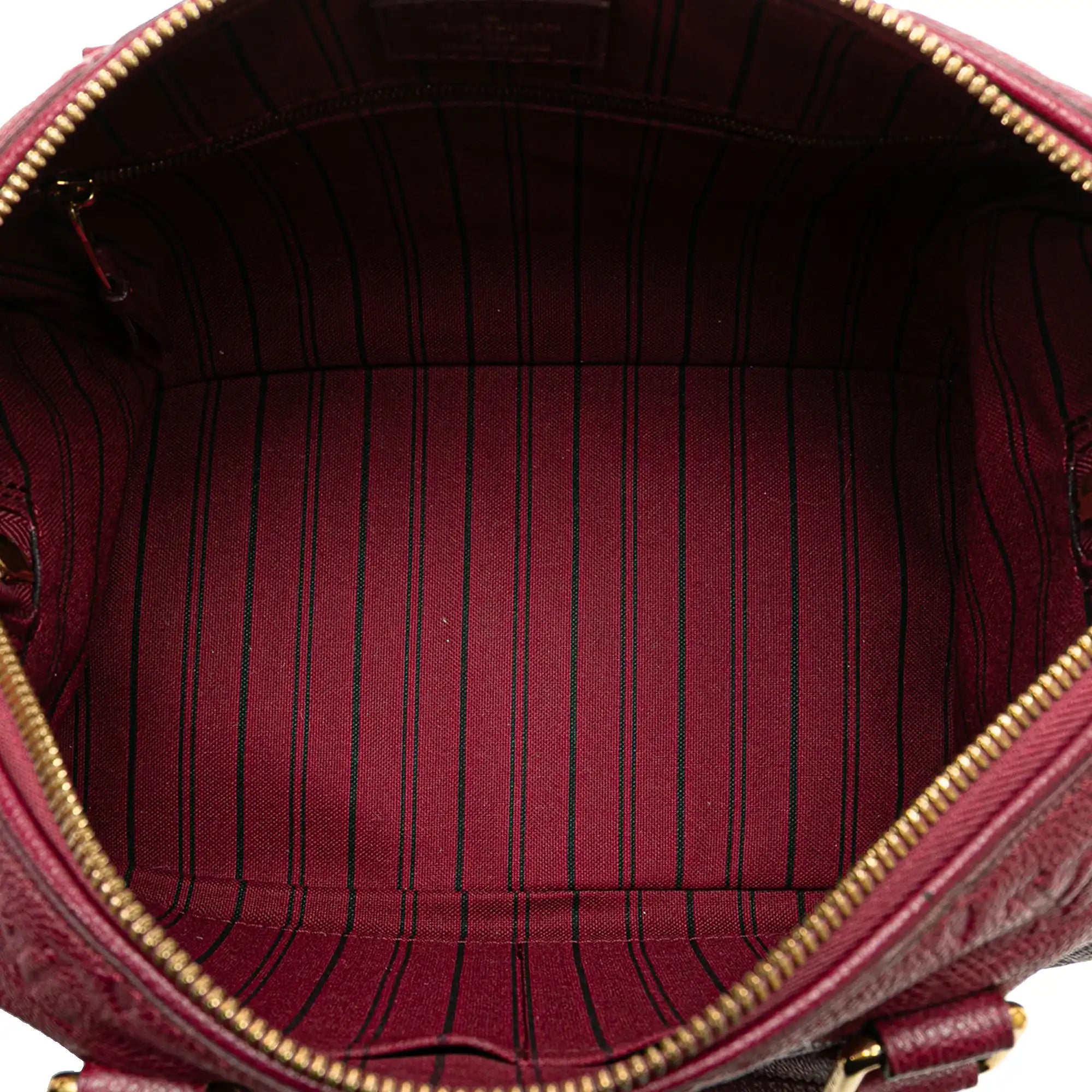 Louis Vuitton Speedy 25 Bandoulière Red Monogram Empreinte