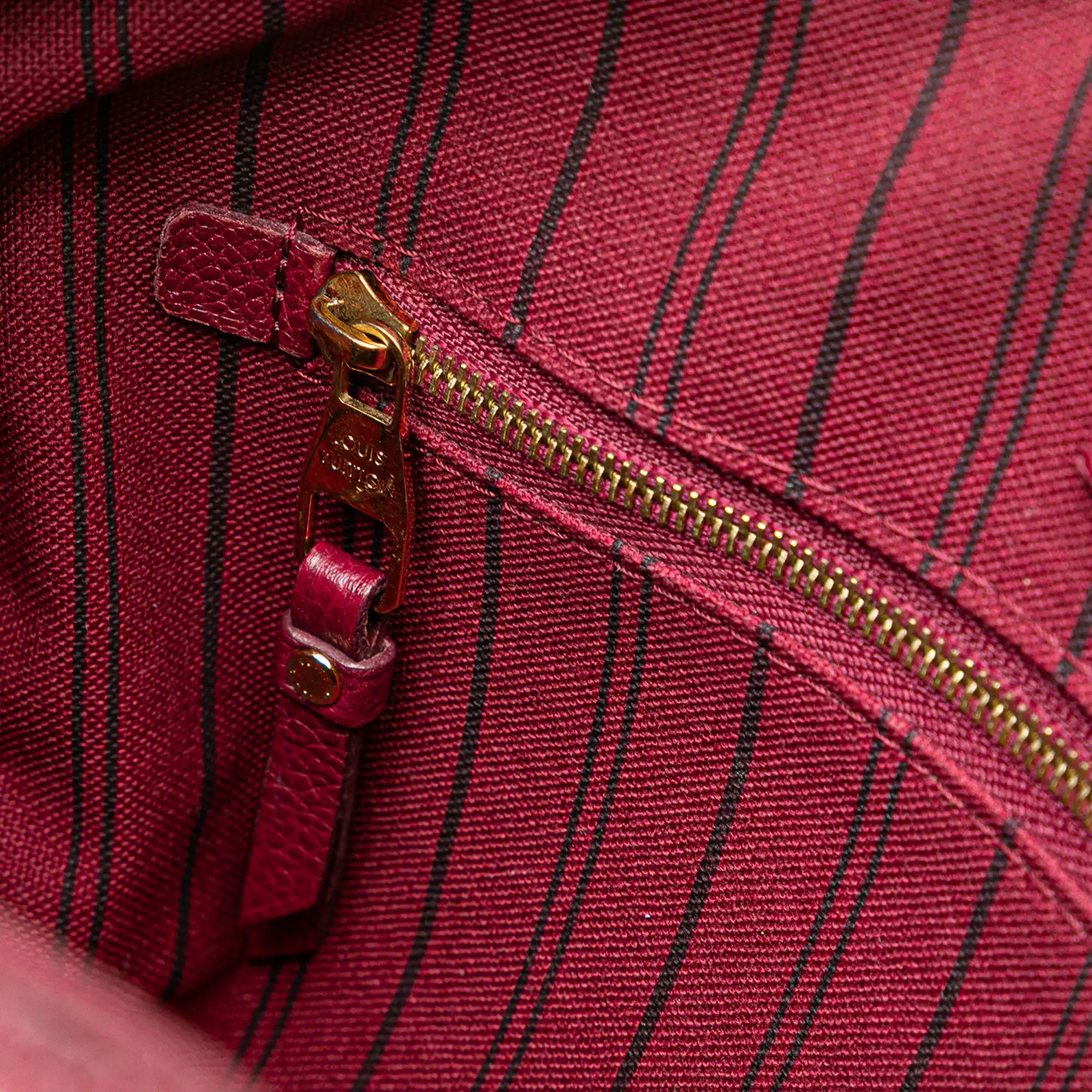 Louis Vuitton Speedy 25 Bandoulière Red Monogram Empreinte