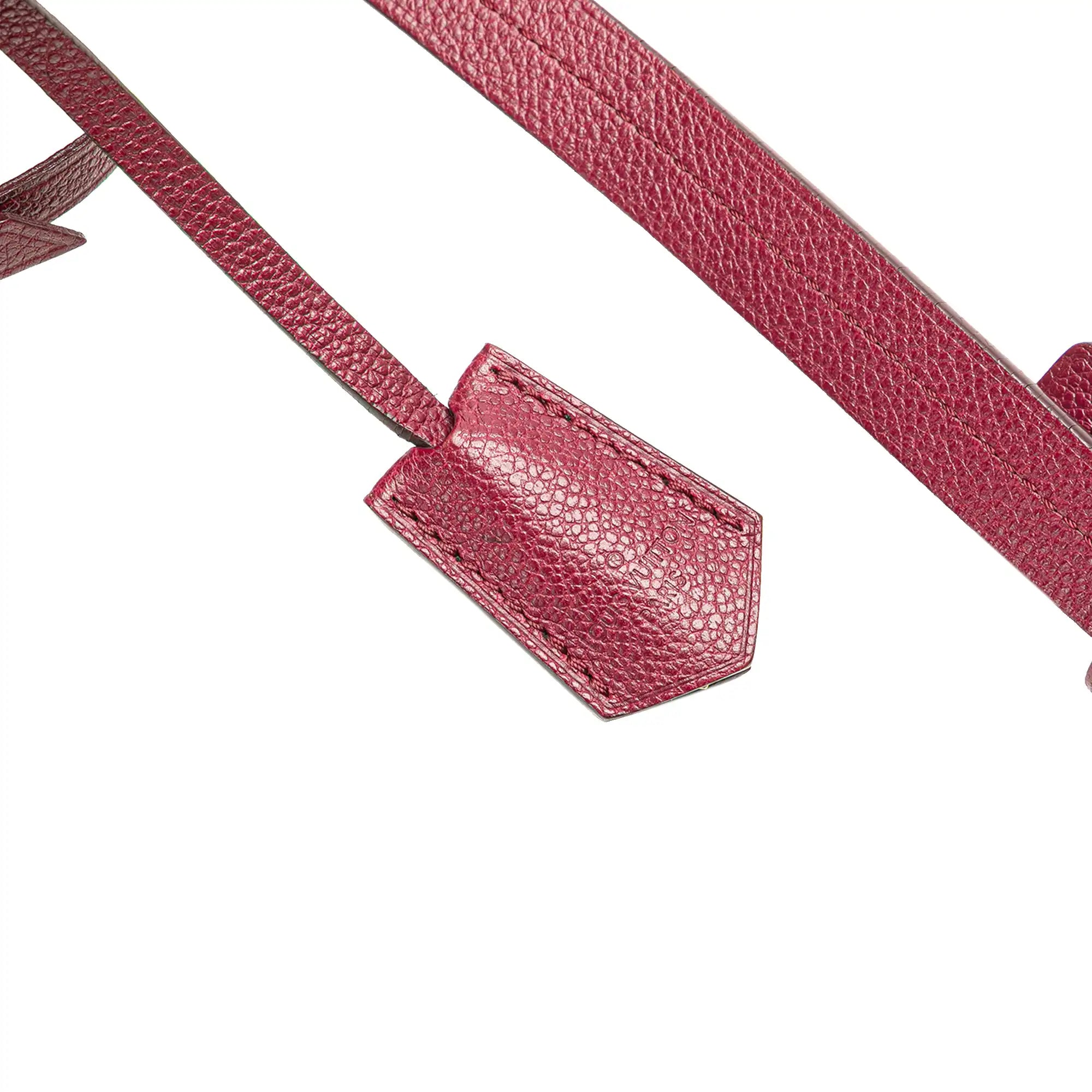 Louis Vuitton Speedy 25 Bandoulière Red Monogram Empreinte