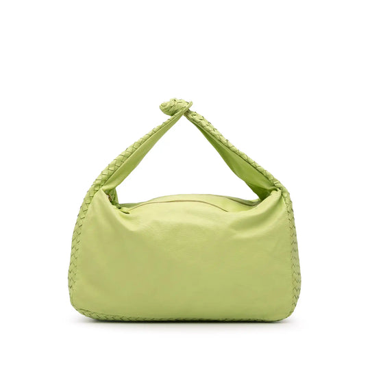 Bottega Veneta Knot Hobo Vert Nappa Intrecciato