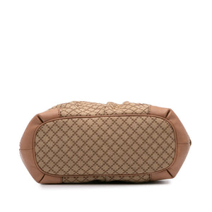 Gucci Sukey Handbag Brown Diamante Canvas