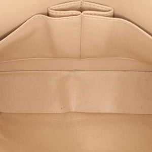 Chanel Classic Double Flap Medium Beige Caviar Gold