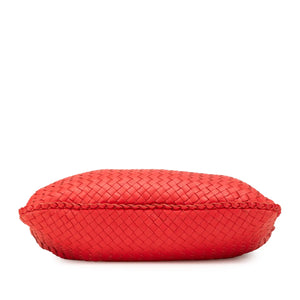 Bottega Veneta Hobo Bag Small Red Intrecciato