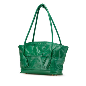 Bottega Veneta Arco Slouch Medium Green Maxi Intrecciato