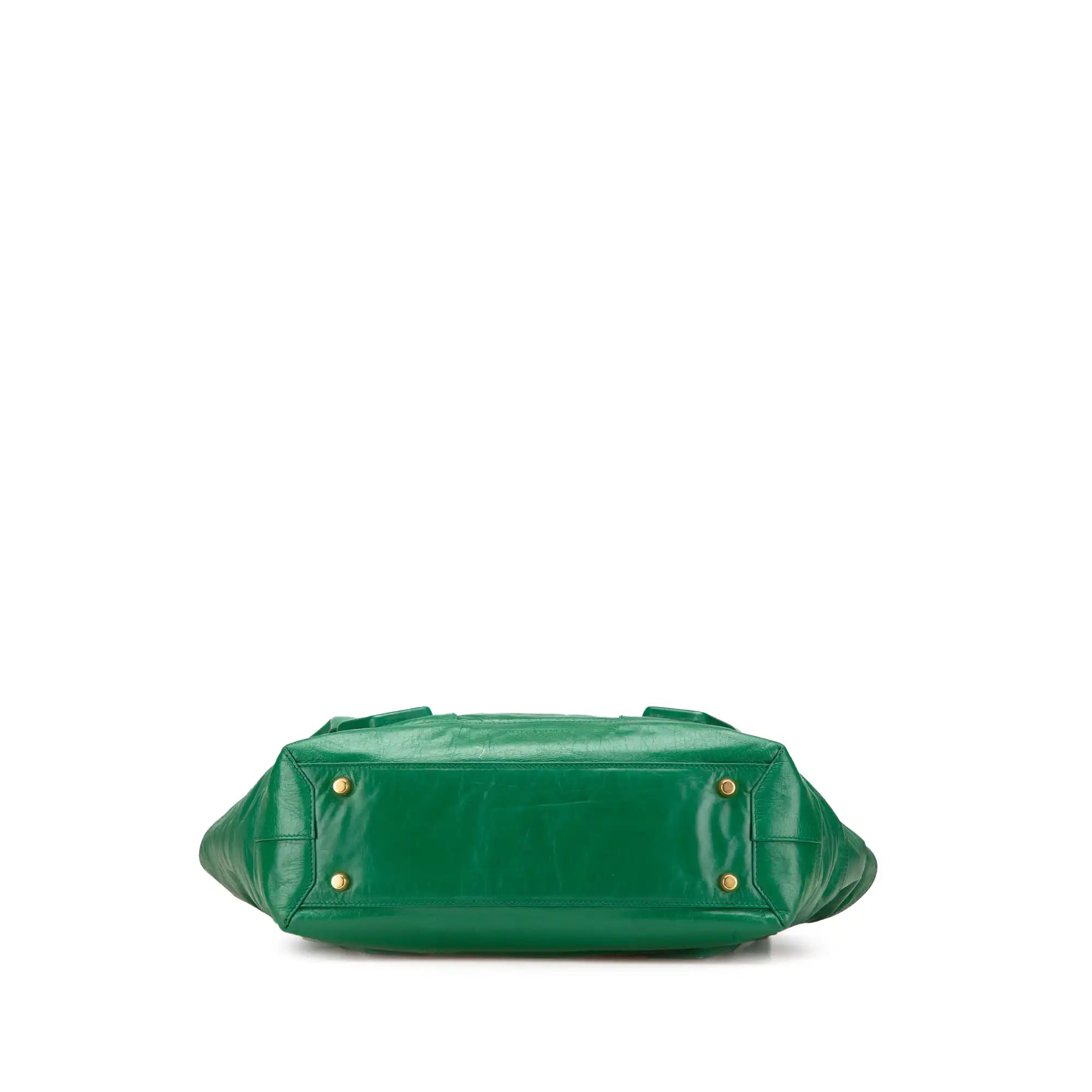 Bottega Veneta Arco Slouch Medium Green Maxi Intrecciato