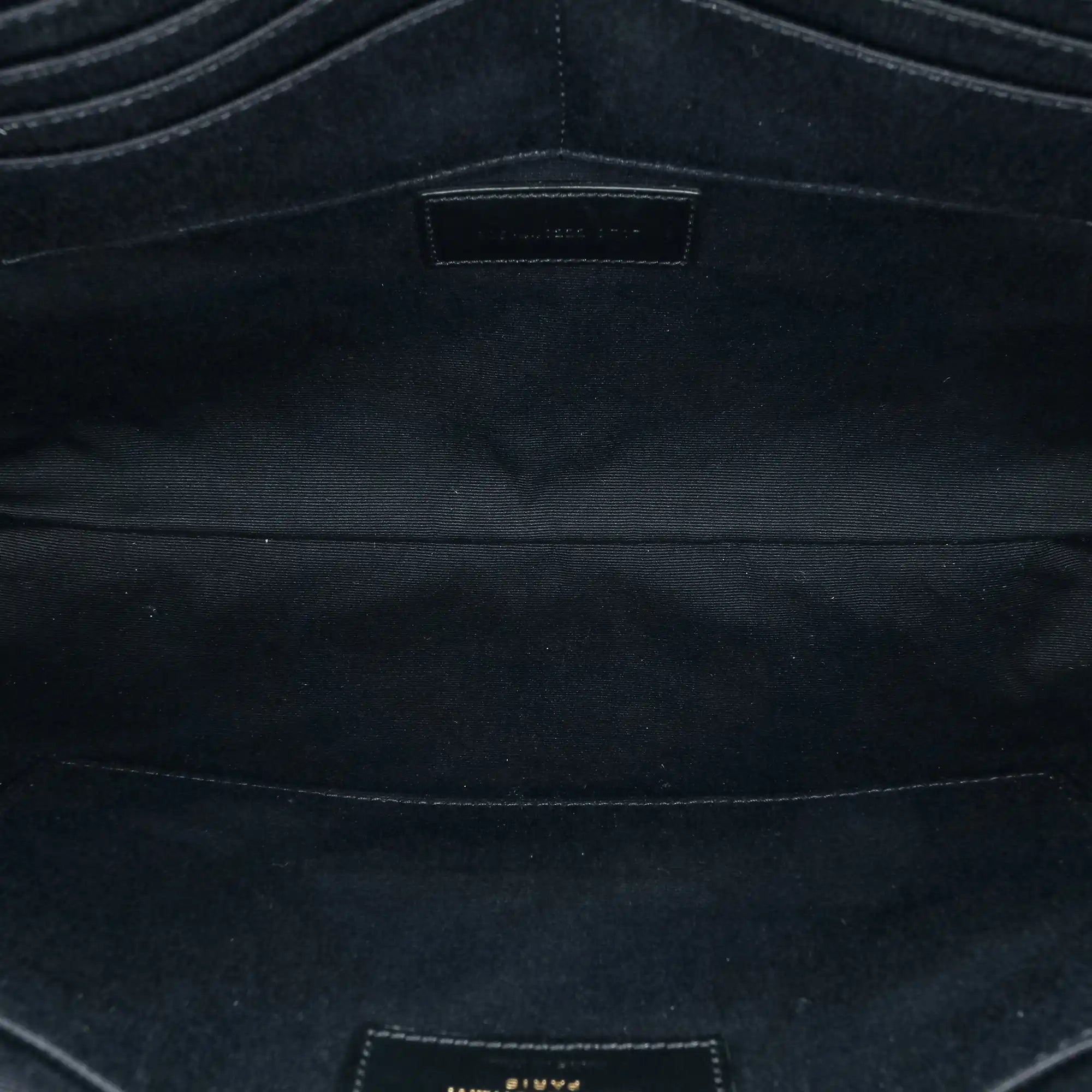 Yves Saint Laurent Monogram Documento detentore nero