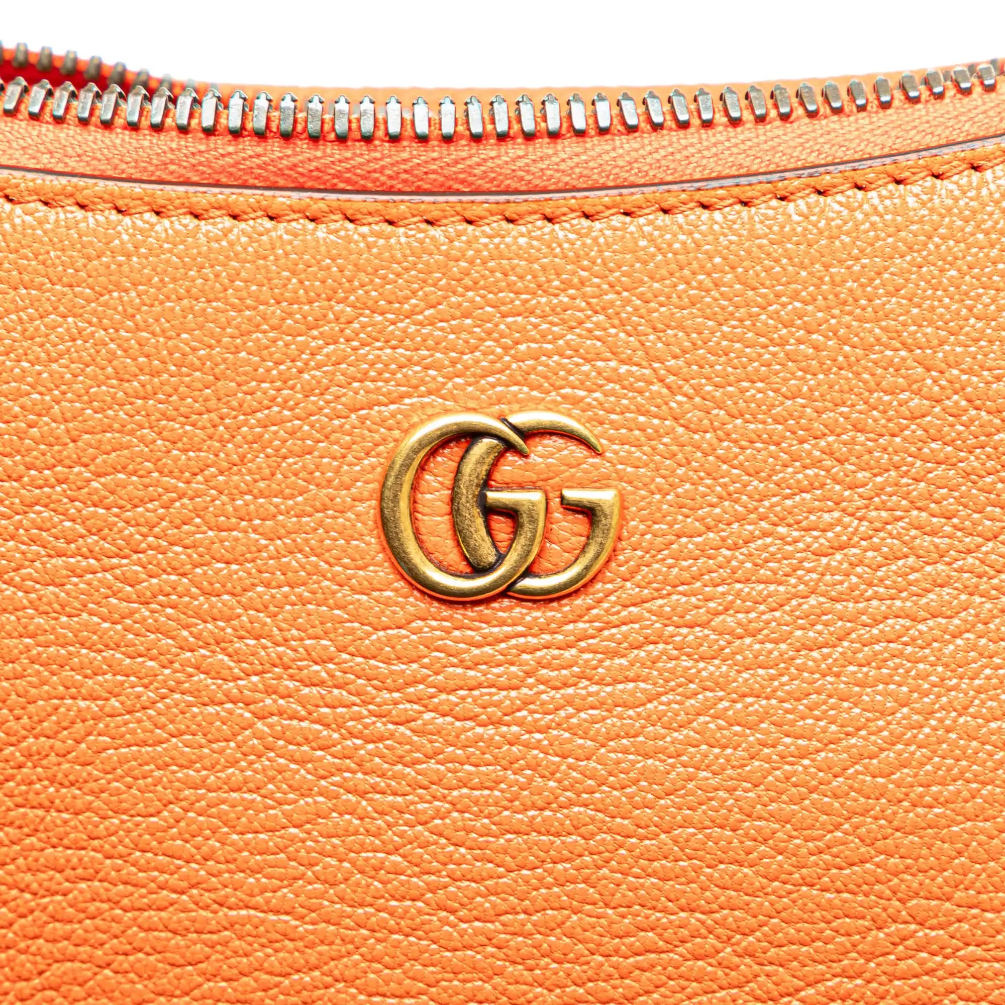Gucci Aphrodite Mini Orange Leather