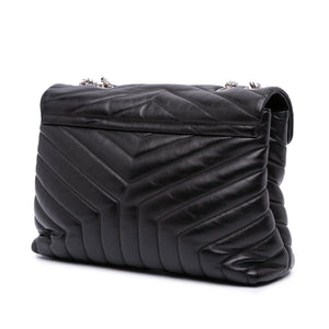 Yves Saint Laurent Loulou Medium Black Silver