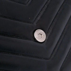 Yves Saint Laurent Loulou Medium Black Silver