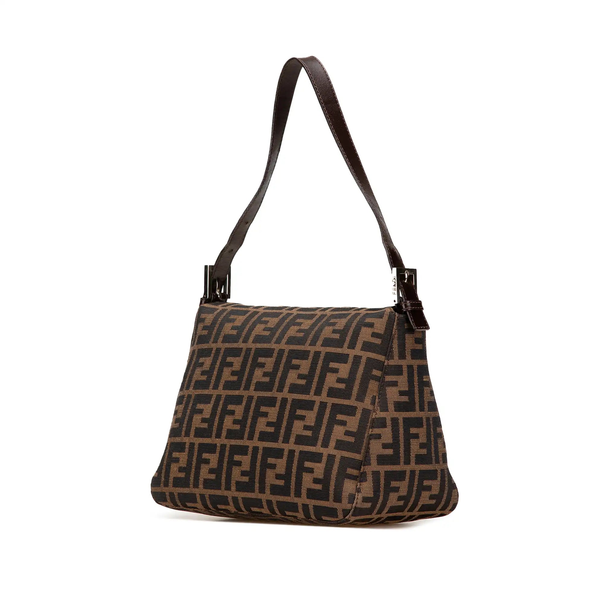 Fendi Double Flap Mamma Zucca Canvas