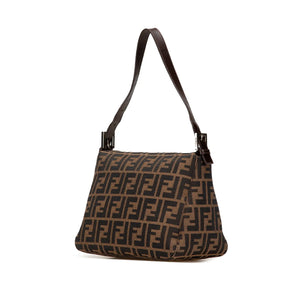 Fendi Double Flap Mamma Zucca Canvas