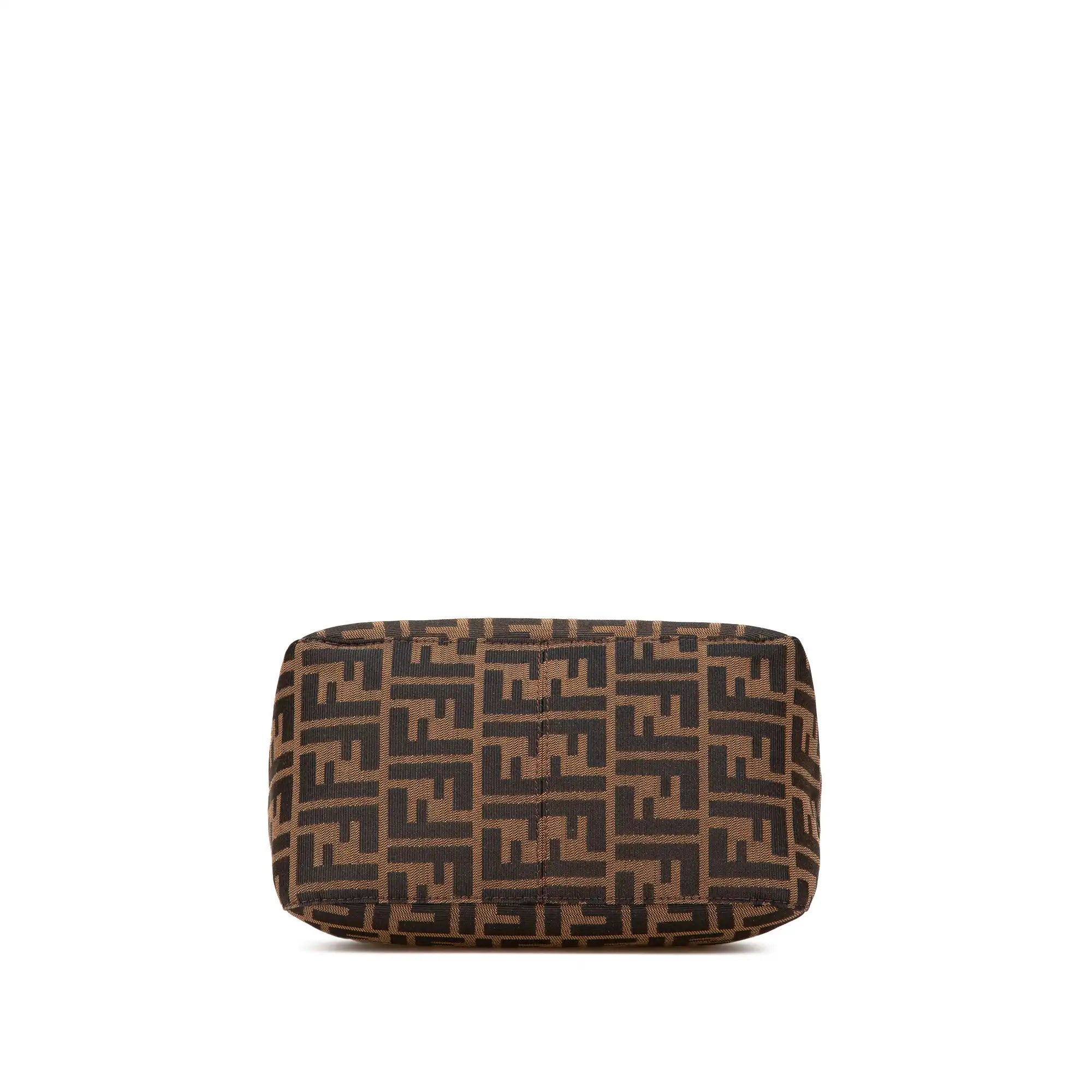 Fendi Double Flap Mamma Zucca Canvas