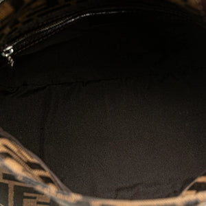 Fendi Double Flap Mamma Zucca Canvas