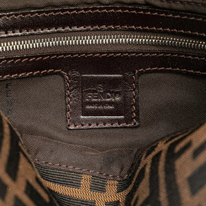 Fendi Double Flap Mamma Zucca Canvas