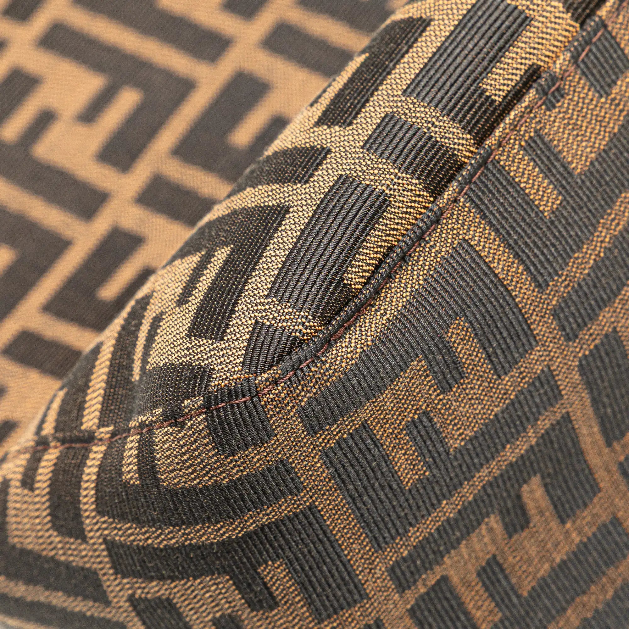 Fendi Double Flap Mamma Zucca Canvas