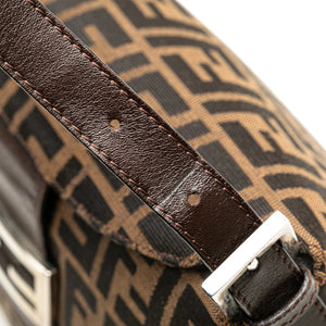 Fendi Double Flap Mamma Zucca Canvas