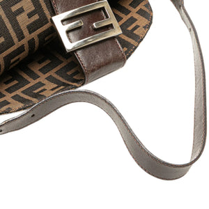 Fendi Double Flap Mamma Zucca Canvas
