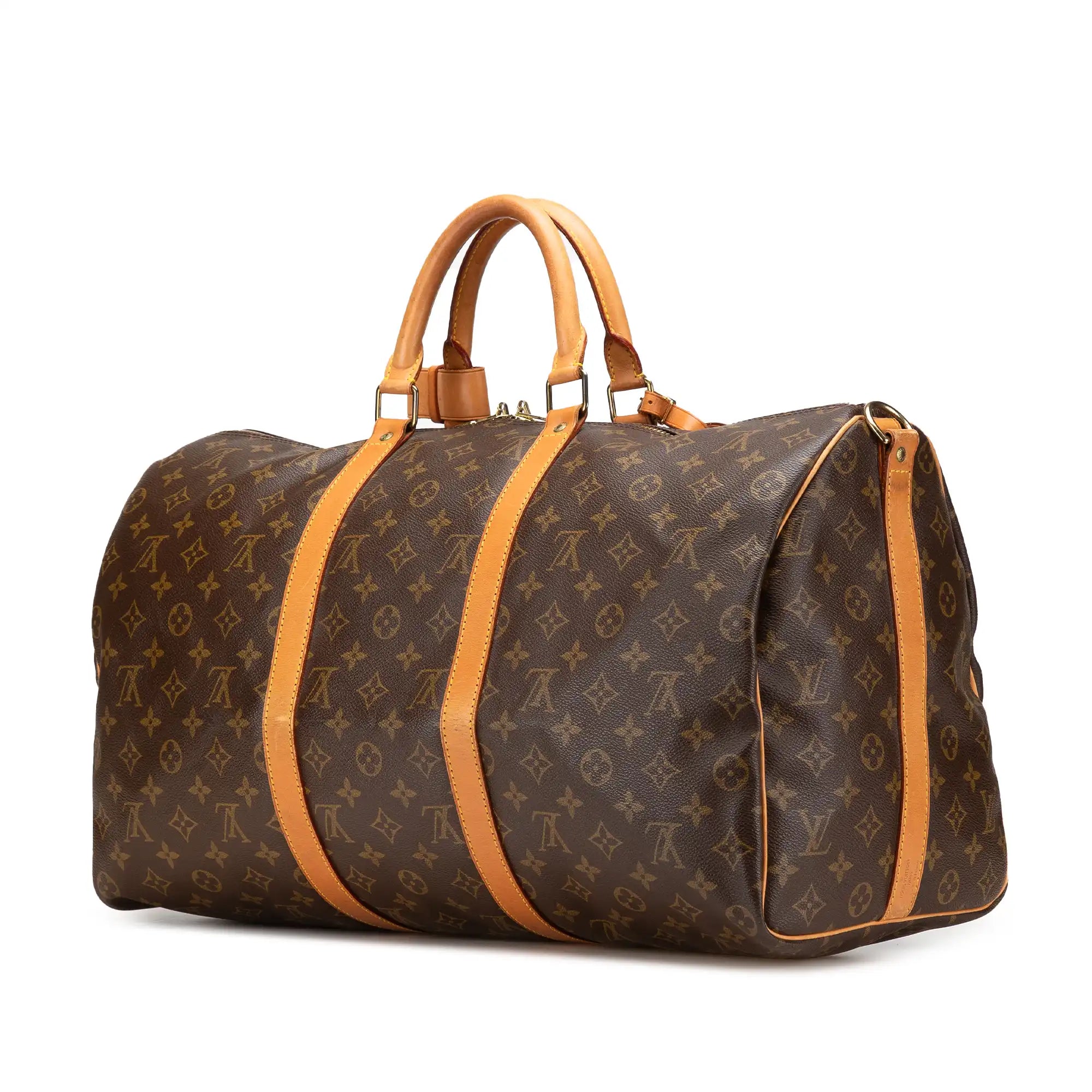 Louis Vuitton Keepall 50 Bandoulière Monogram Canvas