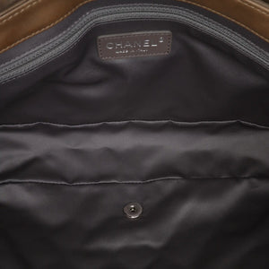 Chanel Classic Double Flap Jumbo Beige Caviar Argento