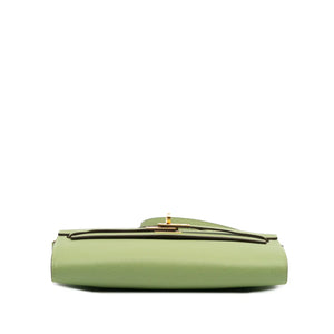 Hermés Kelly To Go Wallet Green Epsom