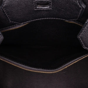Hermès Birkin Retourne 35 Black Swift Gold